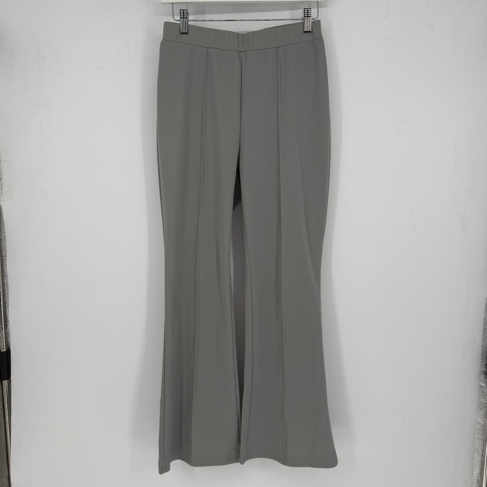 Light Gray Flare Dress Pants - Picture 5 of 5